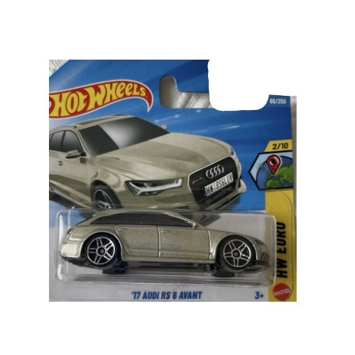 Masinuta Metalica Hot Wheels, Audi RS6 Avant, 2026, 1:64, Argintiu