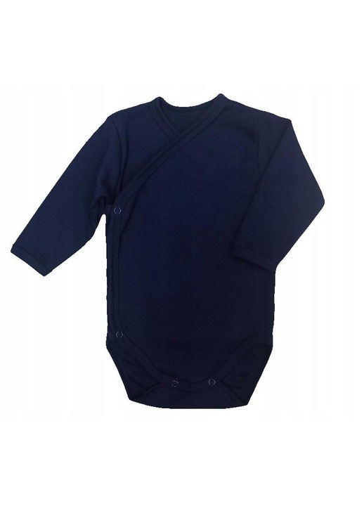Body copii Dartomik, bleumarin, tip plic, maneca lunga, bumbac