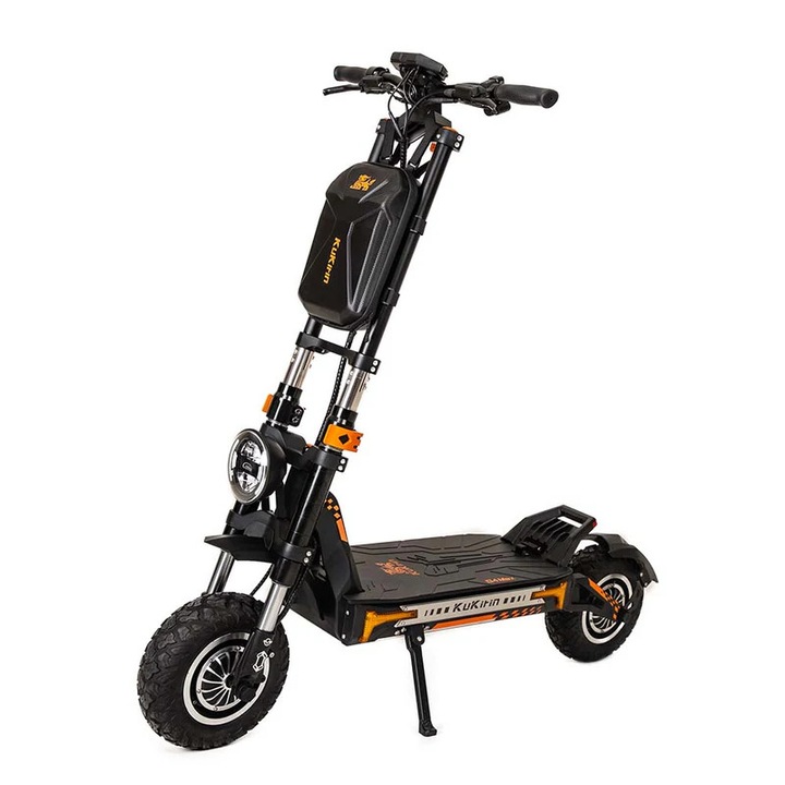Trotineta Electrica Pliabila KuKirin G4 MAX, Motor 2 x 1600W, Baterie 60V/35.2Ah, Autonomie 95 km, 64 kg, viteza maxima 86 km/h