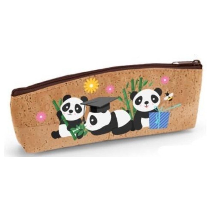 Penar MCD Eco Panda multicolor 0x9x36cm din carton reciclat