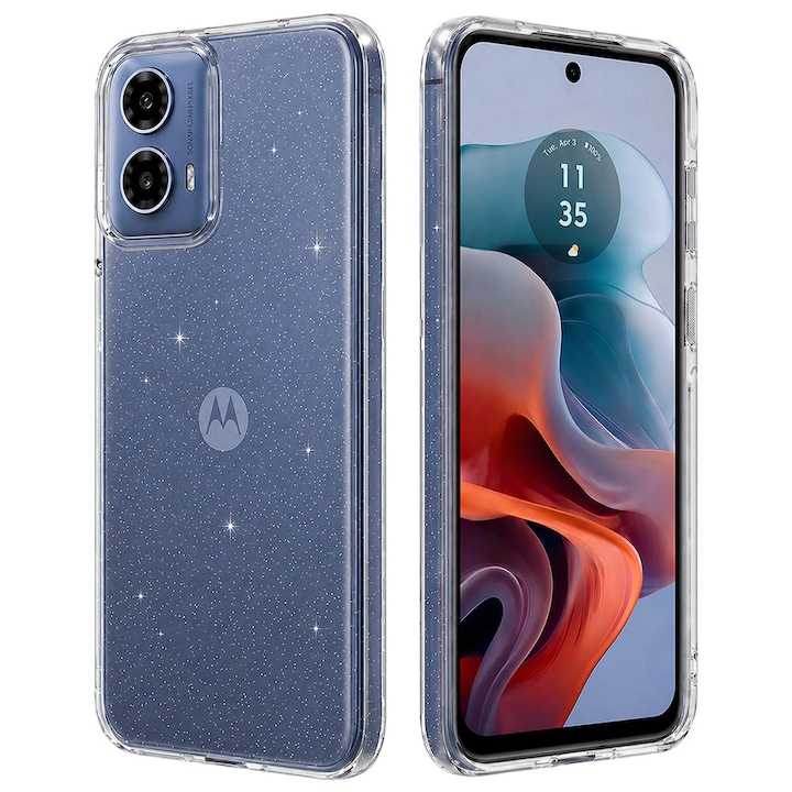 Carcasa de protectie pentru Motorola Moto G34 / Motorola Moto G45, transparenta