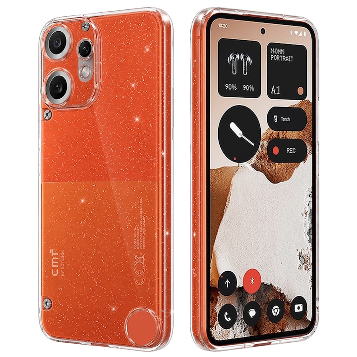 Carcasa de protectie pentru Nothing CMF Phone 2 Pro, transparenta