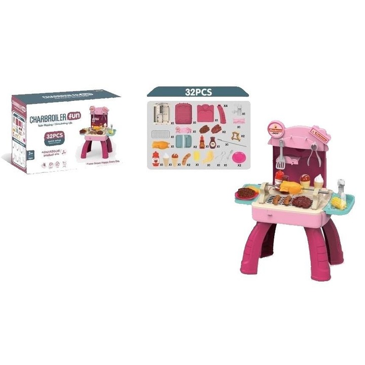 Set bucatarie copii Maksik CK04D multicolor 0x25x39cm