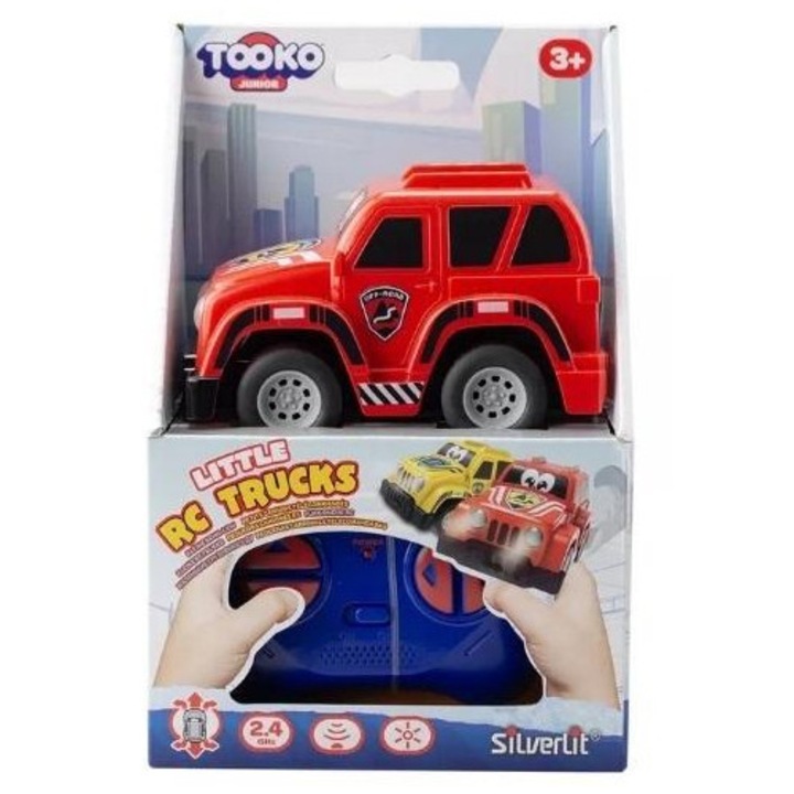 Silverlit Little Truck távirányítós autó, rc 2.4 GHz, 3+ éves gyerekeknek, piros