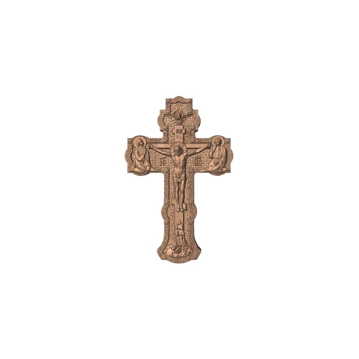 Tölgyfába faragott kereszt – 20 x 13 cm