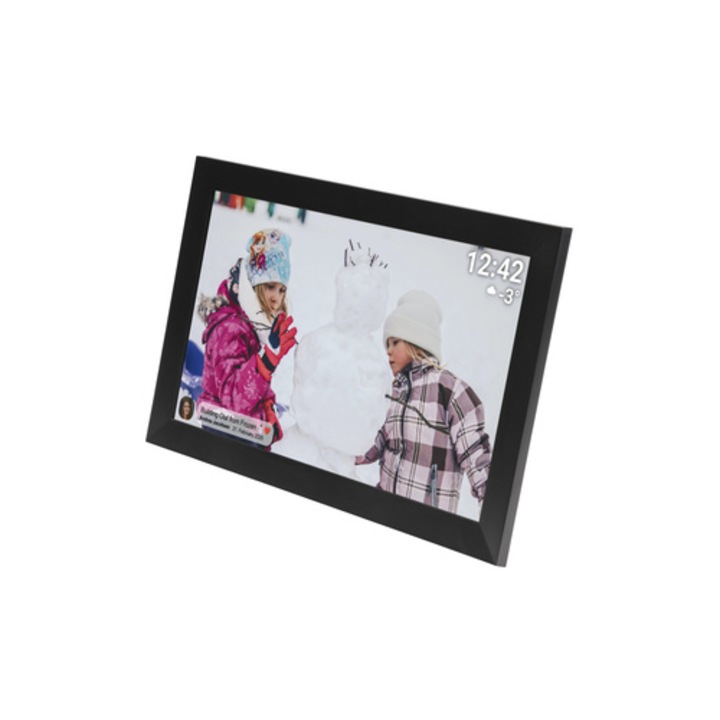 Rama foto digitala Denver PFF-1501B, ecran 15.6" full hd 1920 x 1080, format 16:9, negru, 15.6"