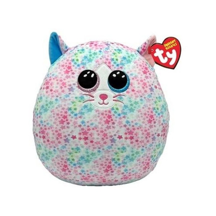 Jucarie de plus TY Emma pisica 22cm multicolor