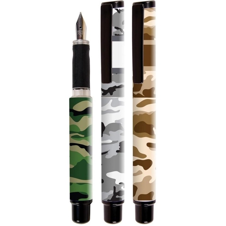 Cresco Go Pen Moro toll, terepmintás designnal, színek és minták keveréke, Többszínű, 12 darab