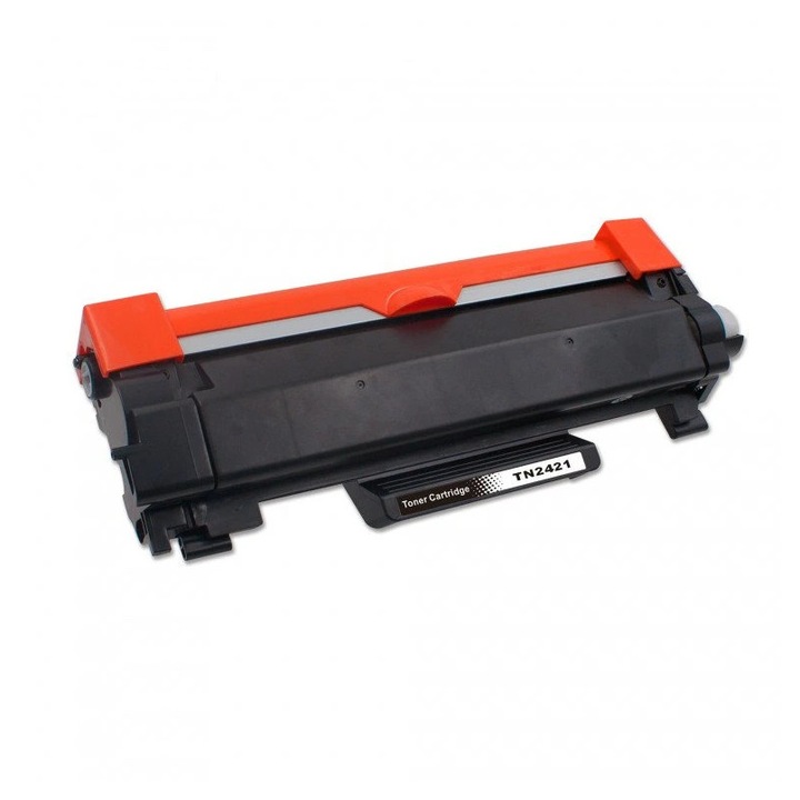 Toner compatibil Brother TN2411, TN2421 cu chip, negru, 3000 pagini, About Print