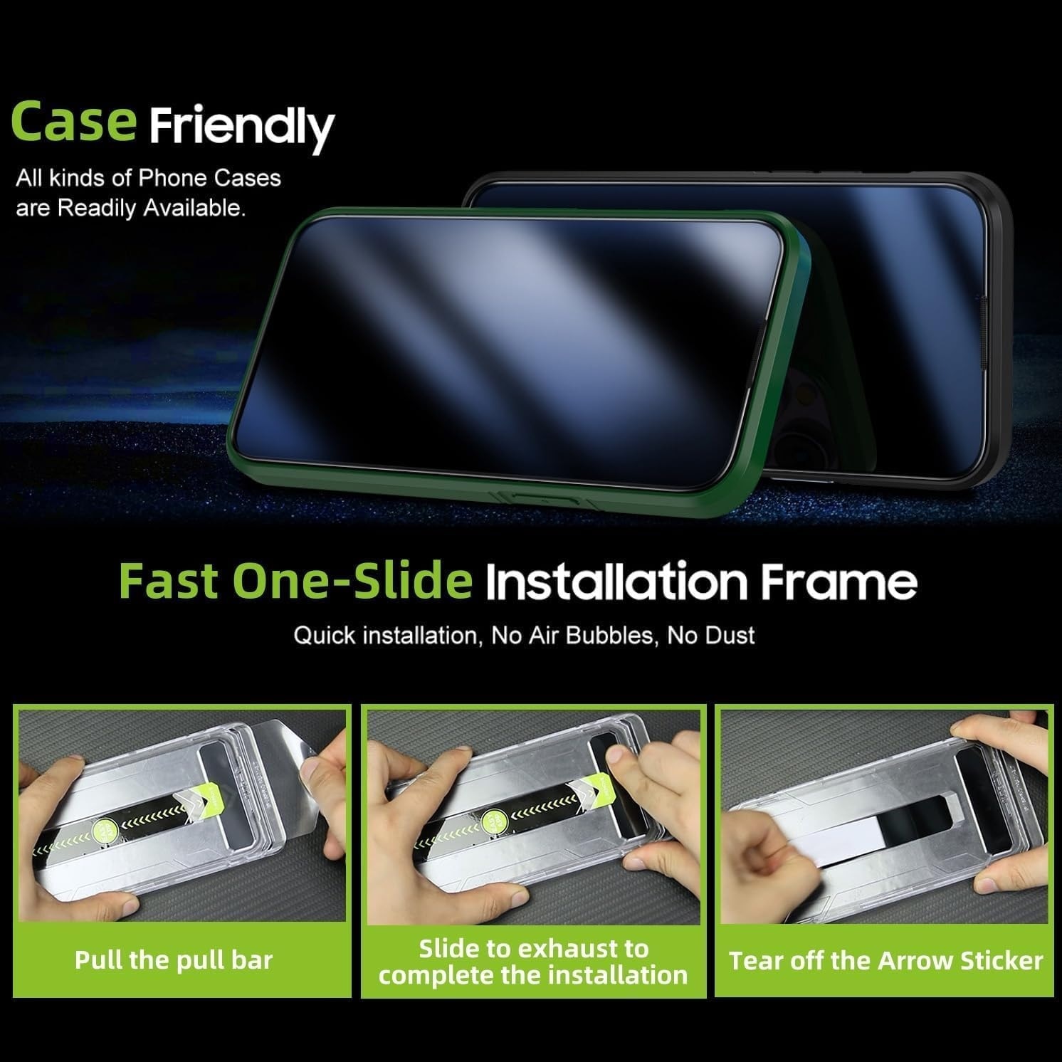 Set de 2 Folii Protectie din Sticla Securizata Bluvista® pentru Samsung Galaxy A57 5G, Instalare Automata, Protectie 9H