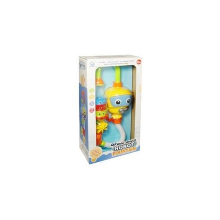 SWEDE interaktív fürdőjáték többszínű vízi robottal 0x23x43cm