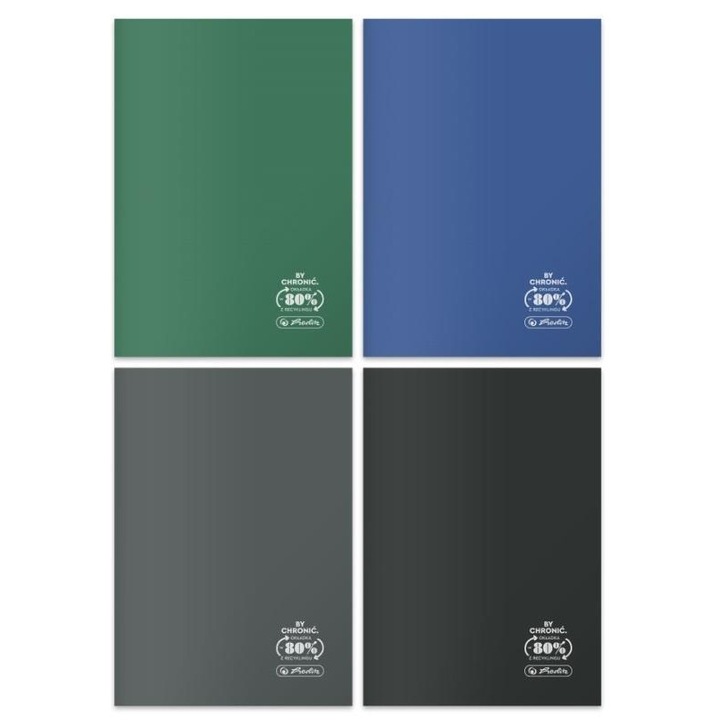 HERLITZ B5 füzetek, 60 lapos, többszínű, 5 db-os szett