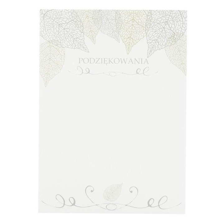Alkalmi oklevél (tanúsítvány) Beniamin, Köszönetnyilvánítás, A4, 200 g/m², Többszínű, 20 lap