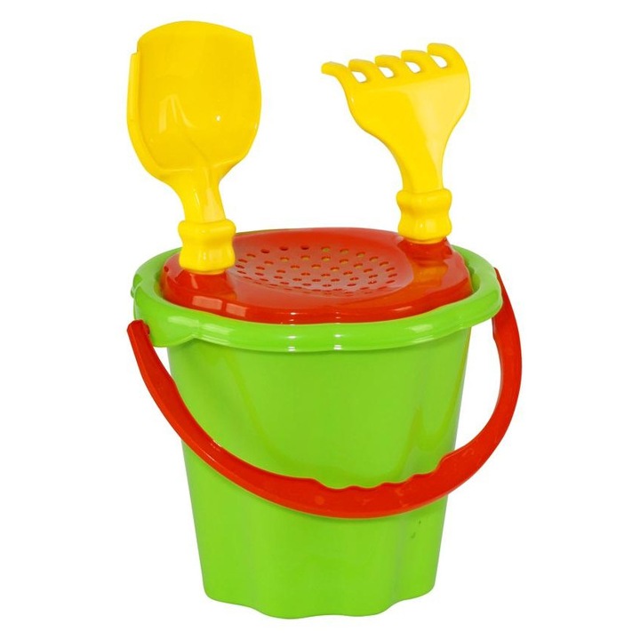 Set pentru nisip Baczek, din plastic, pentru copii 3+, multicolor, 3 piese