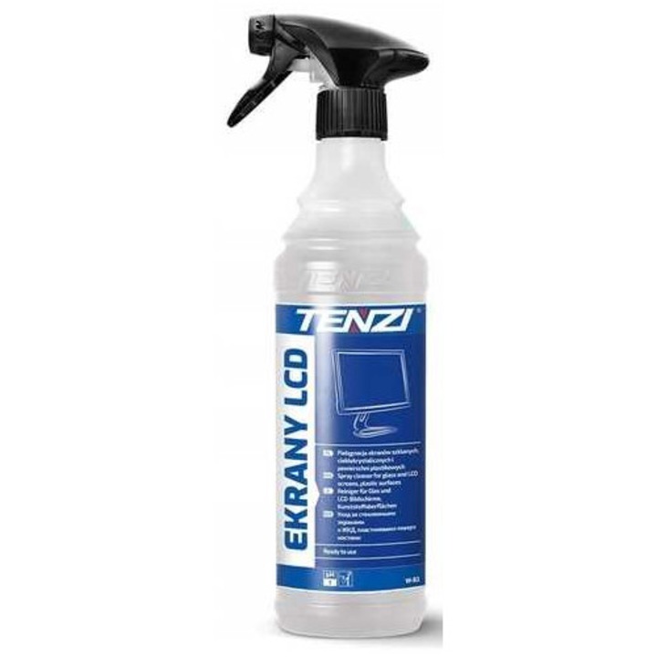 Tenzi képernyőtisztító folyadék 0.6L, antisztatikus, alkoholmentes