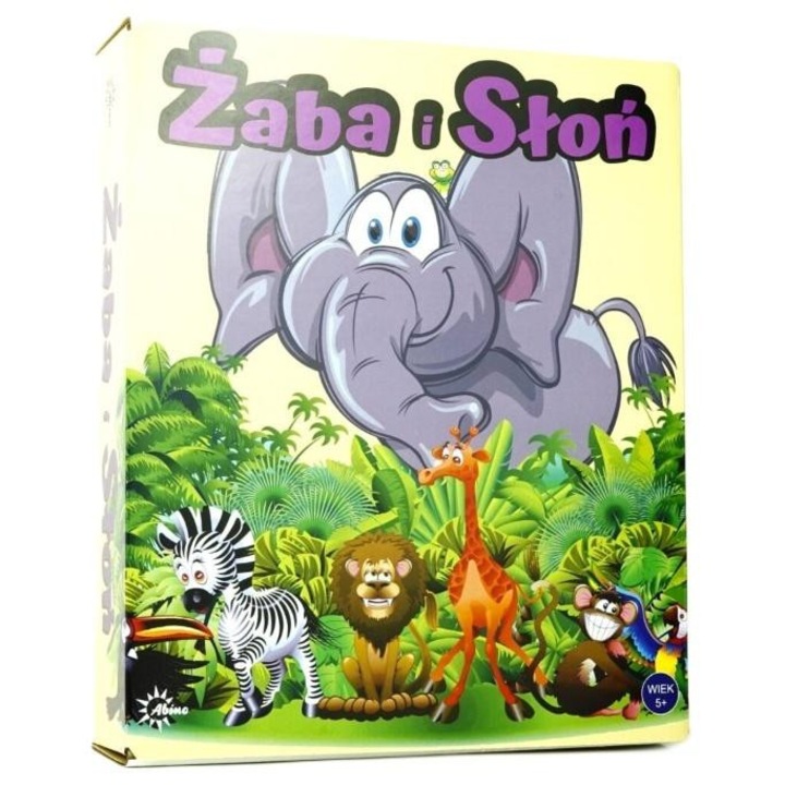 Joc de societate ABINO Zambet pe elefant multicolor 0x20x24cm