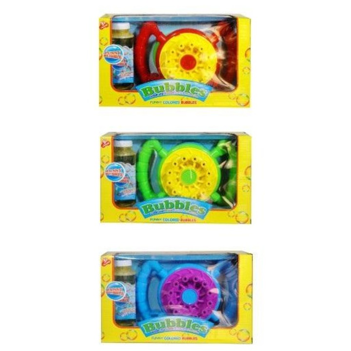 Figurina SWEDE automata pentru baloane de sapun multicolor 10x29cm set