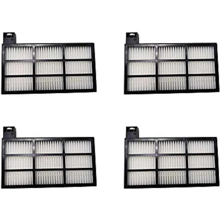 Set 4 filtre HEPA pentru aspiratoare robot, compatibil Cecotec Conga, alb