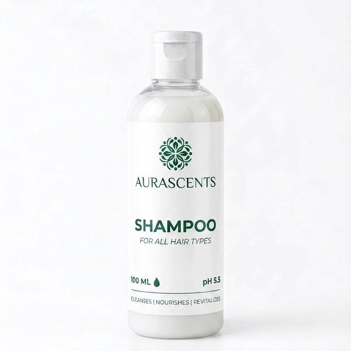 Rózsa Illatú Hidratáló Sampon, 100ml, AuraScents