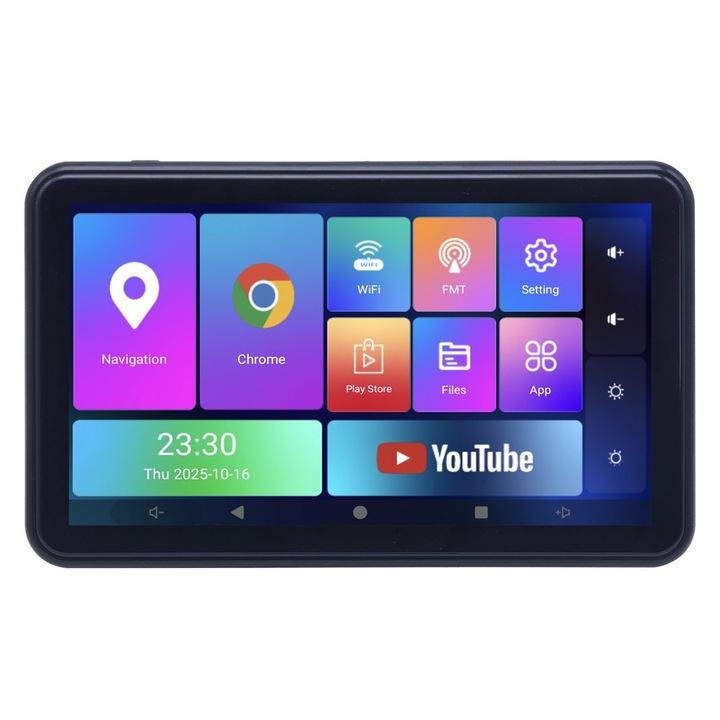 Wayteq x995 PRO GPS navigáció 64GB 7", 1024x600px, Memóriakártya típusa: MicroSD, USB-C WiFi/Bluetooth Térkép nélkül
