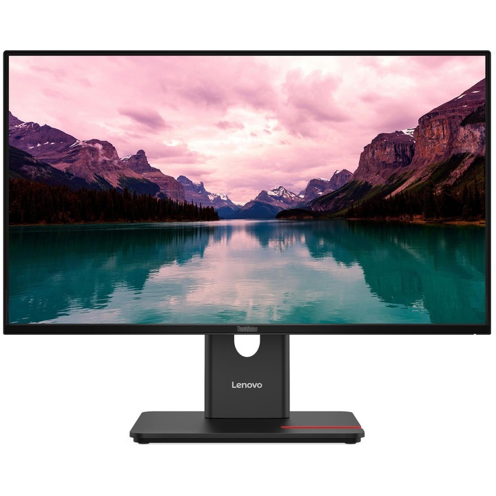 Монитор LED Lenovo ThinkVision T24-40, 23.8", FHD (1920x1080), IPS, 120Hz, 4ms GtG (Extreme mode) / 6ms GtG (Typical mode), Eyesafe® Display 2.0, TUV Low Blue Light, HDMI, DP 1.2, USB-C, Vesa 100x100 мм, Pivot, Eclipse Black