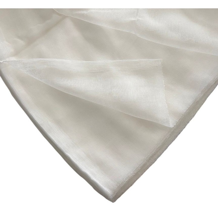 Tifon Bumbac 100%, Latime 90 cm, Lungime 100 cm (1 metru liniar), Panza pentru Filtrare si Uz Casnic, Alba