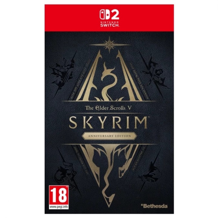 Joc, The Elder Scrolls V: Skyrim, Nintendo Switch 2, (Code in Box), Anniversary Edition