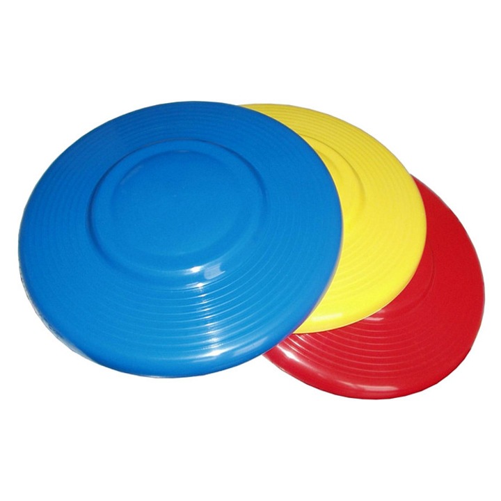 KUBIsport repülő korong 22cm műanyag piros kék sárga