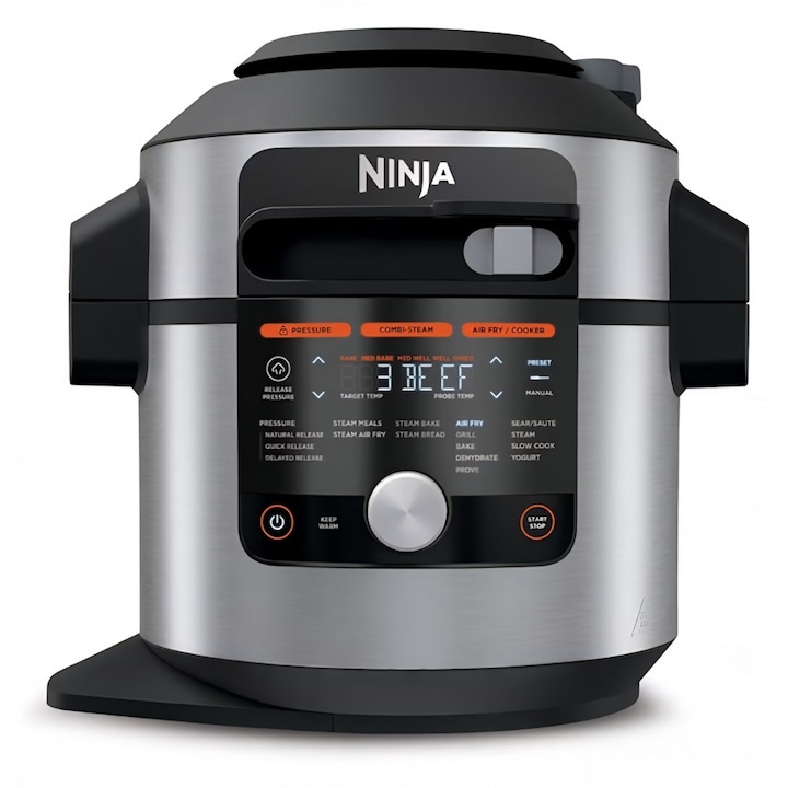 Multicooker Ninja Foodi MAX OL750EU, 14 programe, inox, 7.5L