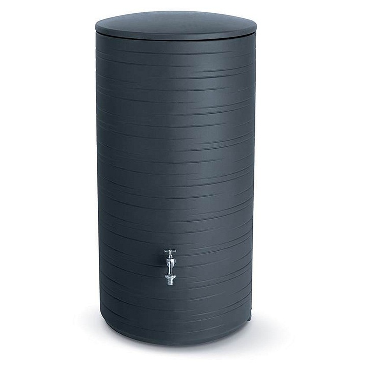 Prosperplast NOVARA esővízgyűjtő tartály 280 l antracit 57x57x117 cm