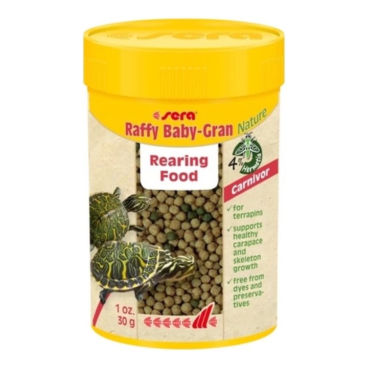 Hrana reptile Sera Raffy Baby-Gran Nature 30 gr
