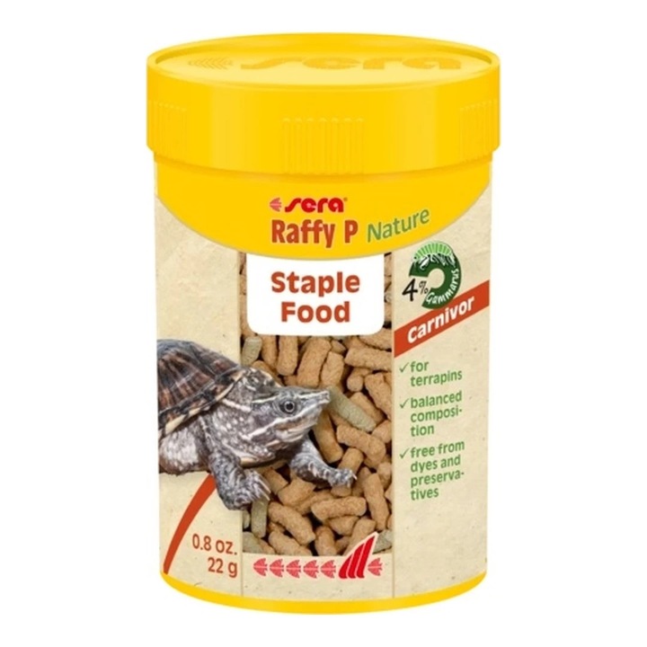 Hrana pentru reptile Sera Raffy P Nature 55 gr