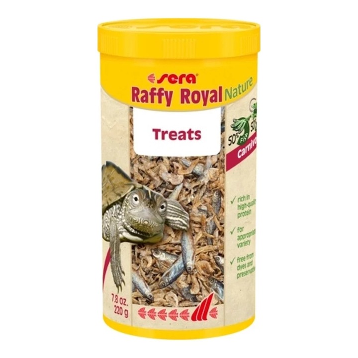 Hrana pentru reptile Sera Raffy P Nature 220 gr