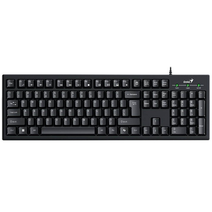 Genius Smart KB-100/С USB кабел/Оформление CZ-SK/Черен