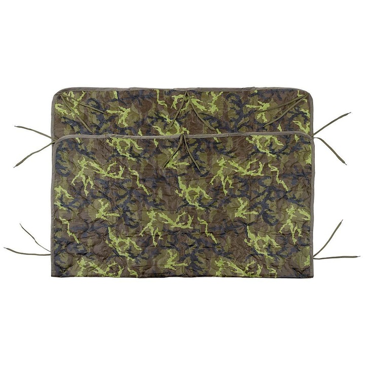 Insertie pentru poncho MFH Vz.95, patura/inserta usoara si rezistenta, izolant termic, camuflaj ACR Vz.95, 210x150 cm