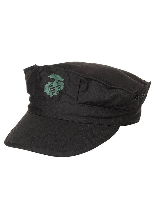 MFH, sapca militara din rip-stop cu cozoroc, USMC, Negru