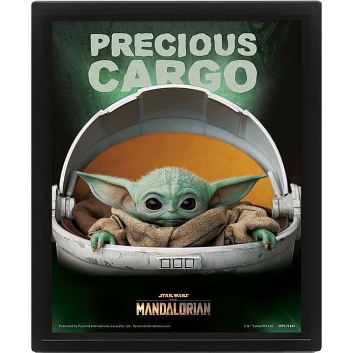 Пъзел PYRAMID Mandalorian 3D ефект многоцветен