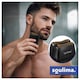 Aparat de Ras Electric Barba Soulima, USB-C, Afisaj LED, 2 Folii + 2 Lame Inox, Trimmer Barba Portabil, IPX4, 60 Min Autonomie, Husa Inclusa