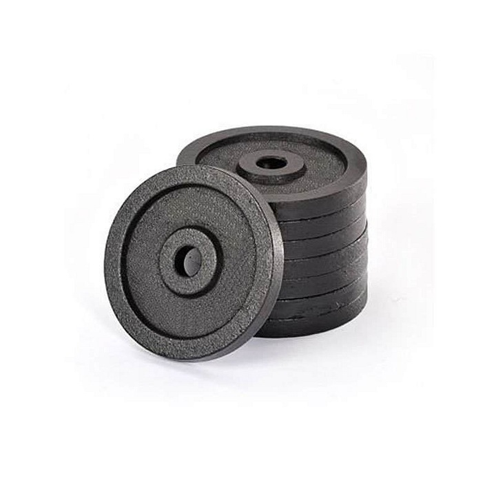 Placa greutate pentru gantere Sedco cu orificiu 29 mm, otel, rezistenta la coroziune, negru, 2,5 kg