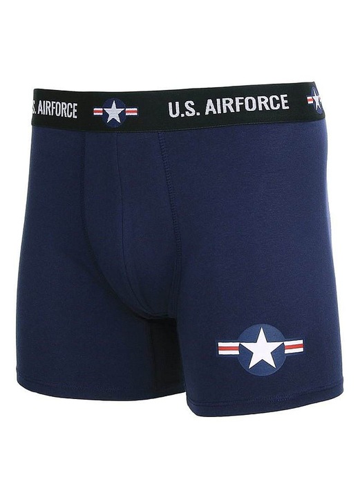 Fostex Boxeralsó, U.S. AIRFORCE, kék, puha elasztikus derékpánt