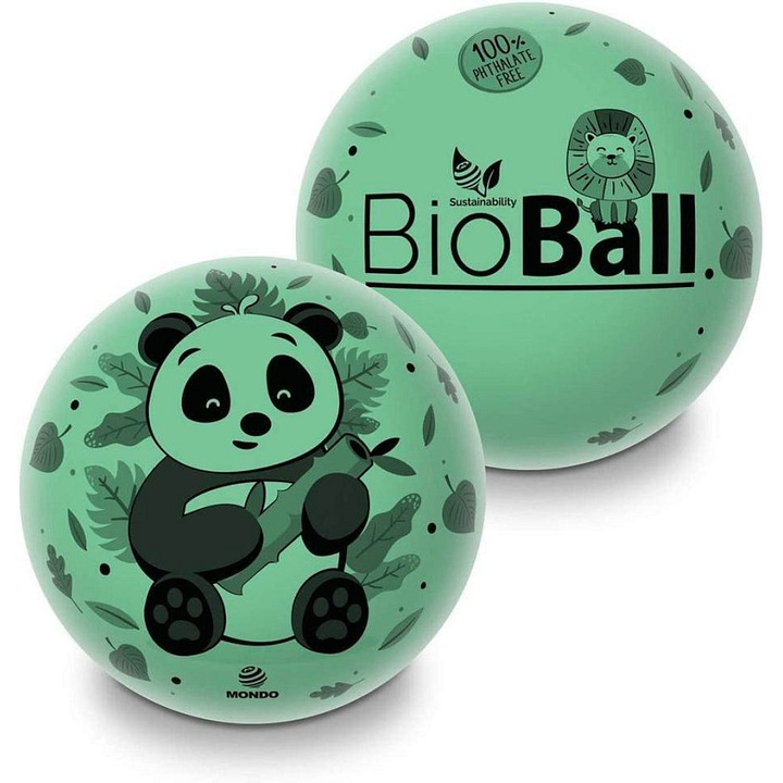 Mondo Bioball Panda gyerek labda 23cm zöld