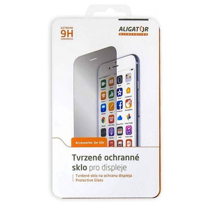 Sticla de protectie ecran Aligator pentru Apple iPhone X/XS/11 Pro, temperata 9H, grosime 0,25 mm, transparent, 1 buc