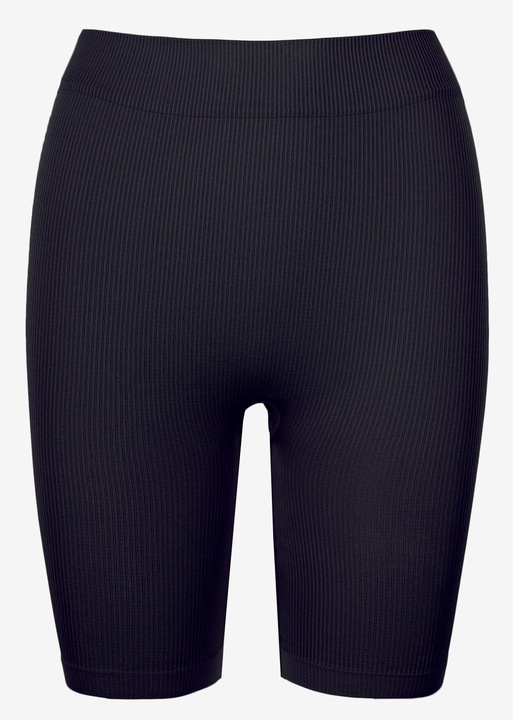 Colanti dama, Marilyn, Fitness, tesatura de calitate superioara, cu dungi, o mare flexibilitate, fara cusaturi centrale si laterale, o banda elastica confortabila si lata la talie, Negru