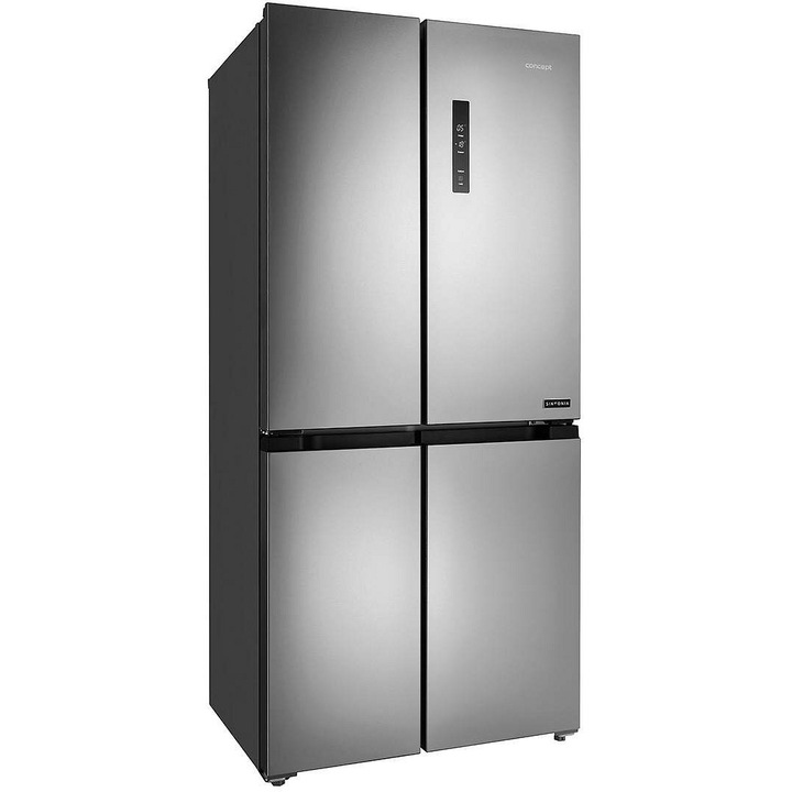 Amerikai hűtőszekrény/kombinált hűtő Concept Sinfonia LA8383ss, Total No Frost, inverteres kompresszor, 436 l, inox