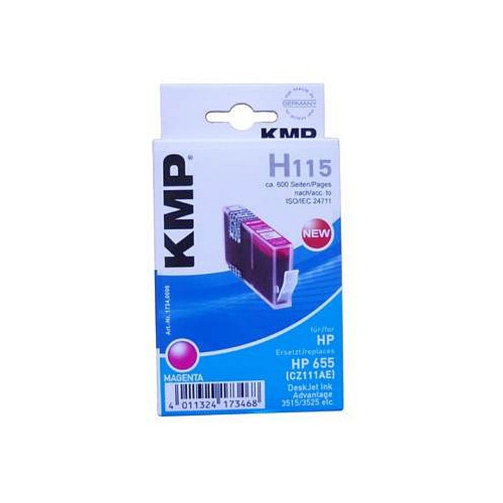 Cartus cerneala KMP H115 (CZ111AE), compatibil cu HP 655, pentru HP DeskJet Ink Advantage 3515, Magenta, 1 buc