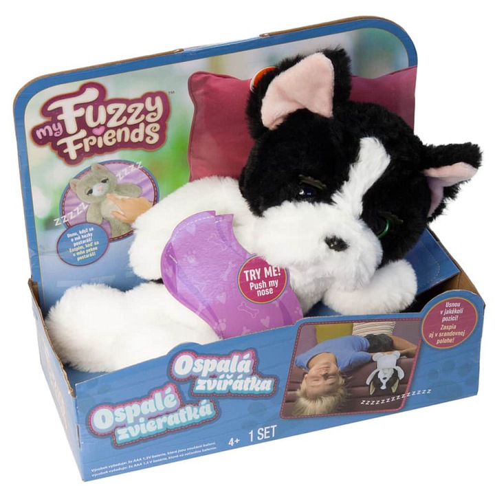 Плюшена играчка EPEE My Fuzzy Friends сънливо куче многоцветно 20см