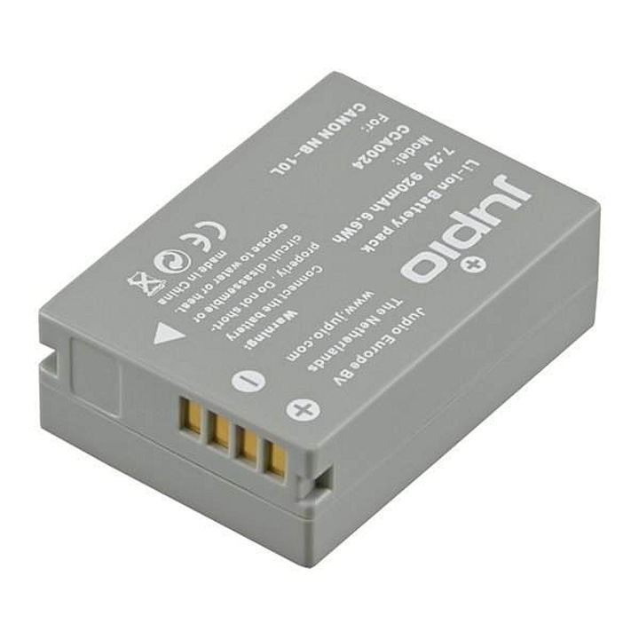 Батерия Jupio NB-10L 920mAh за Canon, черна