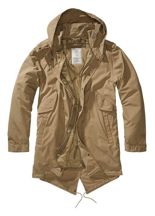 Мъжко яке, Brandit, M51 Fishtail Parka, камел, устойчив материал