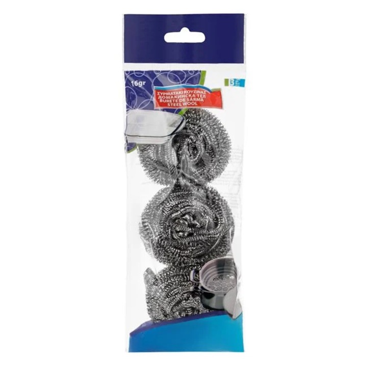 Bureti de sarma pentru curatarea vaselor 16g set 3 bucati