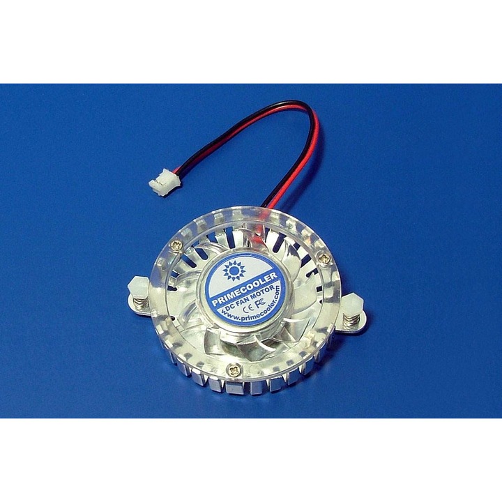 Ventilátor VGA PRIMECOOLER PC-VGAD, 40x40x10 mm, 5000 ford./perc, 10 CFM, csendes 21 dB, hővezető pasztával, ezüst, 1 db